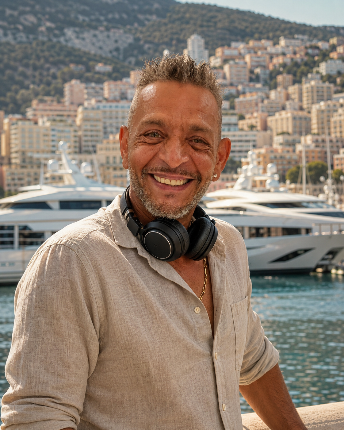 DJ-Set auf einer Yacht in Monaco