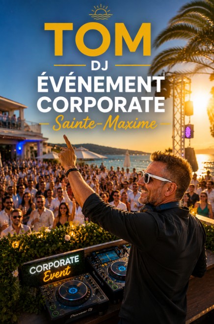 TOM DJ — Événement Corporate, Sainte-Maxime