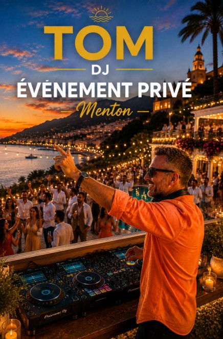 TOM DJ — Événement Privé, Menton