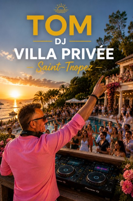 TOM DJ — Villa Privée, Saint-Tropez